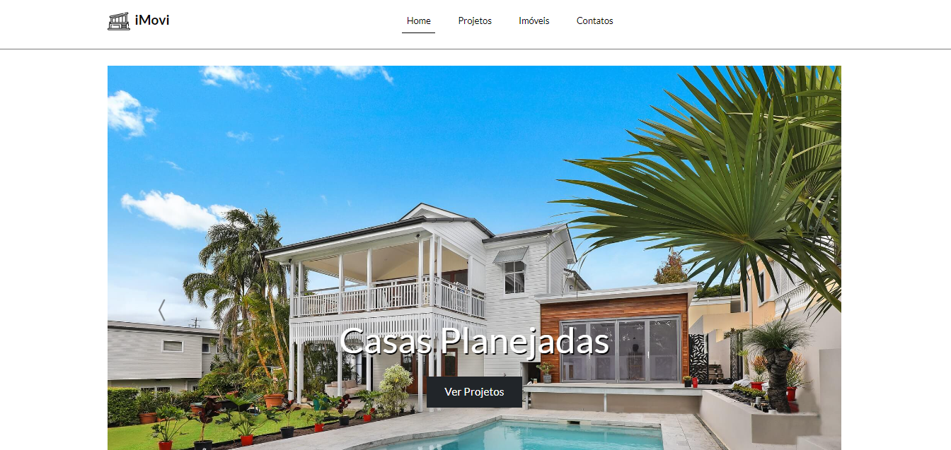 Projeto de um site de imóveis planejados